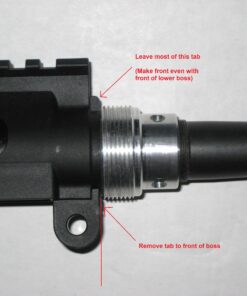 Free-Float Handguard Converter for S&W M&P15-22 (Mod Required) Hand Guard Converter Nut visual